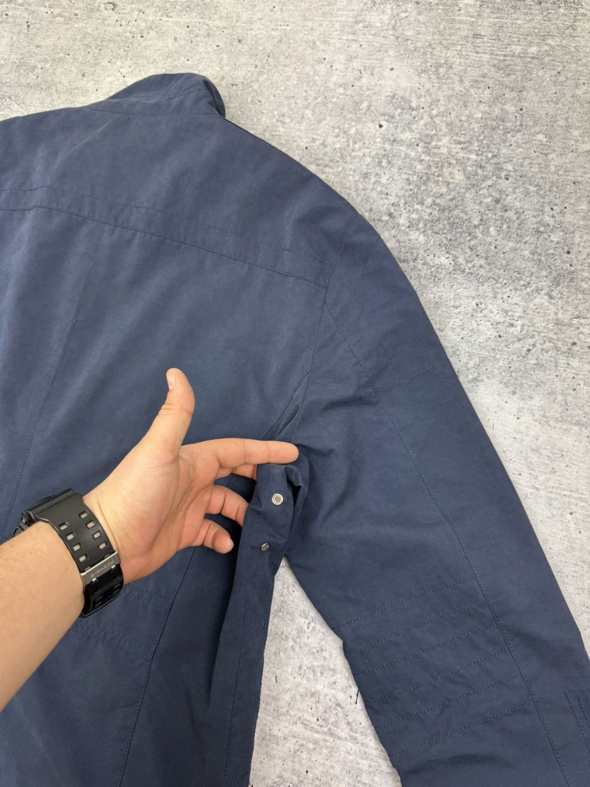 Burberry Burberry London Blue Nylon Jacket Multipocket Bomber Men L Size US L / EU 52-54 / 3 - 24 Thumbnail