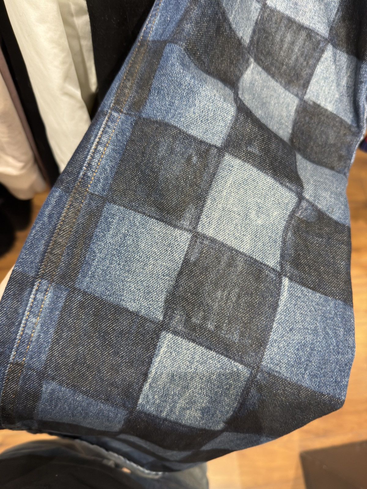 Balenciaga Balenciaga Checkered Jeans Size US 30 / EU 46 - 4 Thumbnail