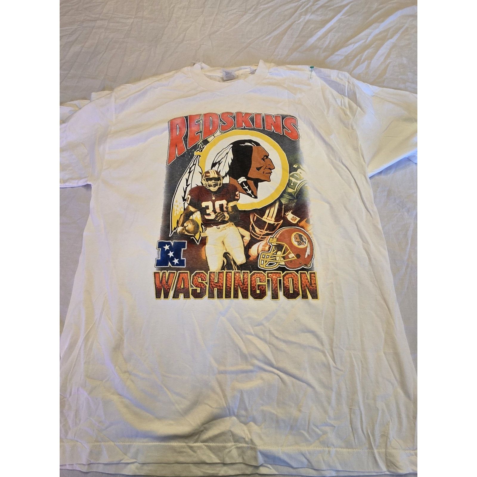 Other vintage 2000 Deion Sanders Washington Redskins NFL t-shirt Size US XXL / EU 58 / 5 - 1 Thumbnail