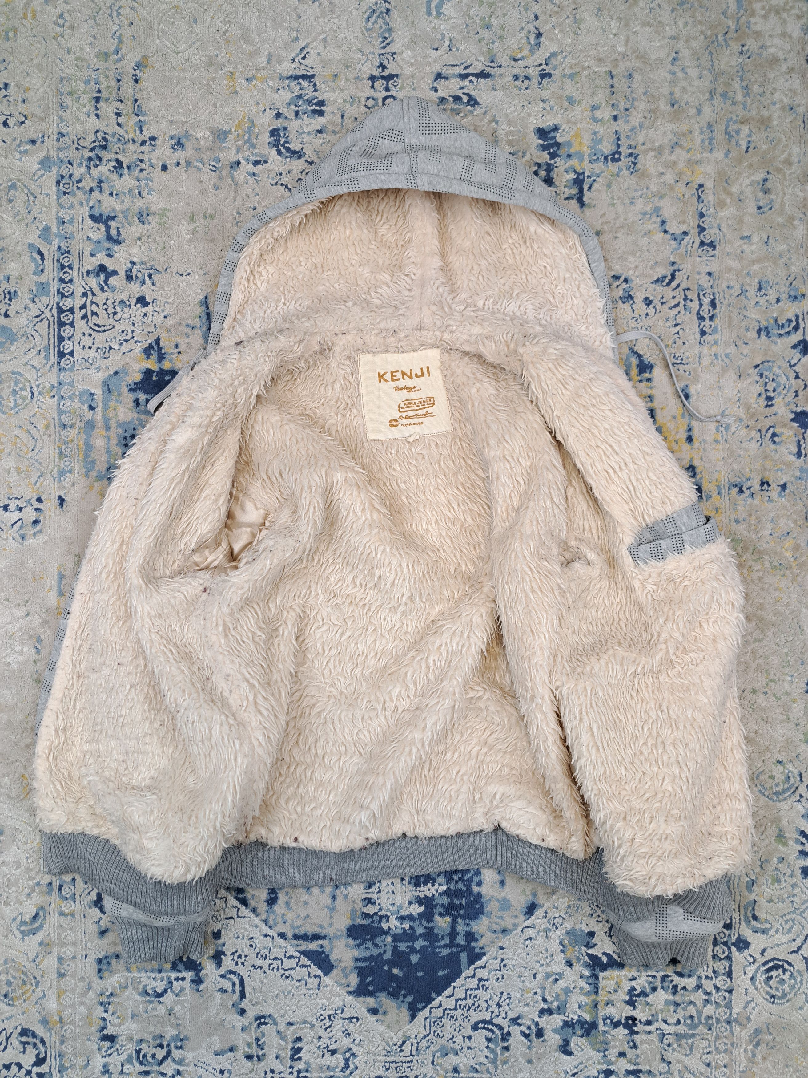 Japanese Brand Vintage y2k Like Ed Hardy Faux Fur Lined Avant Garde Hoodie Size US XL / EU 56 / 4 - 5 Thumbnail