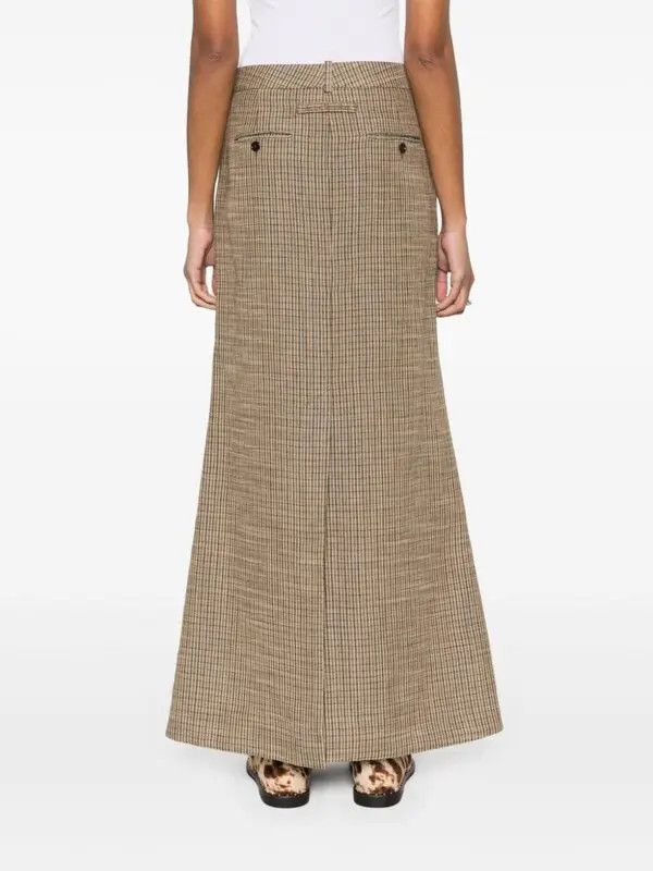 Acne Studios o1y0725 Maxi Skirt in Brown Size 27" / US 4 / IT 40 - 3 Thumbnail