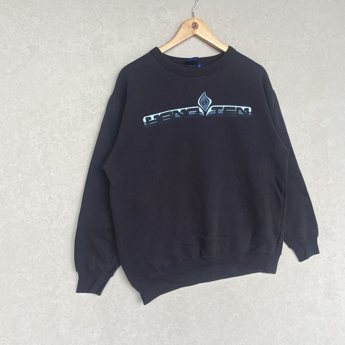 Other Vintage Hang Ten Small Embroidered Crewneck Sweatshirt Black Size US L / EU 52-54 / 3 - 2 Thumbnail