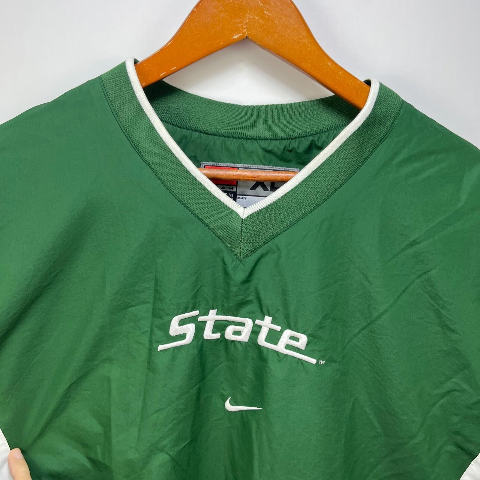 Nike Vintage Michigan State Spartans Nike Windbreaker Jacket XL Size ONE SIZE - 2 Thumbnail