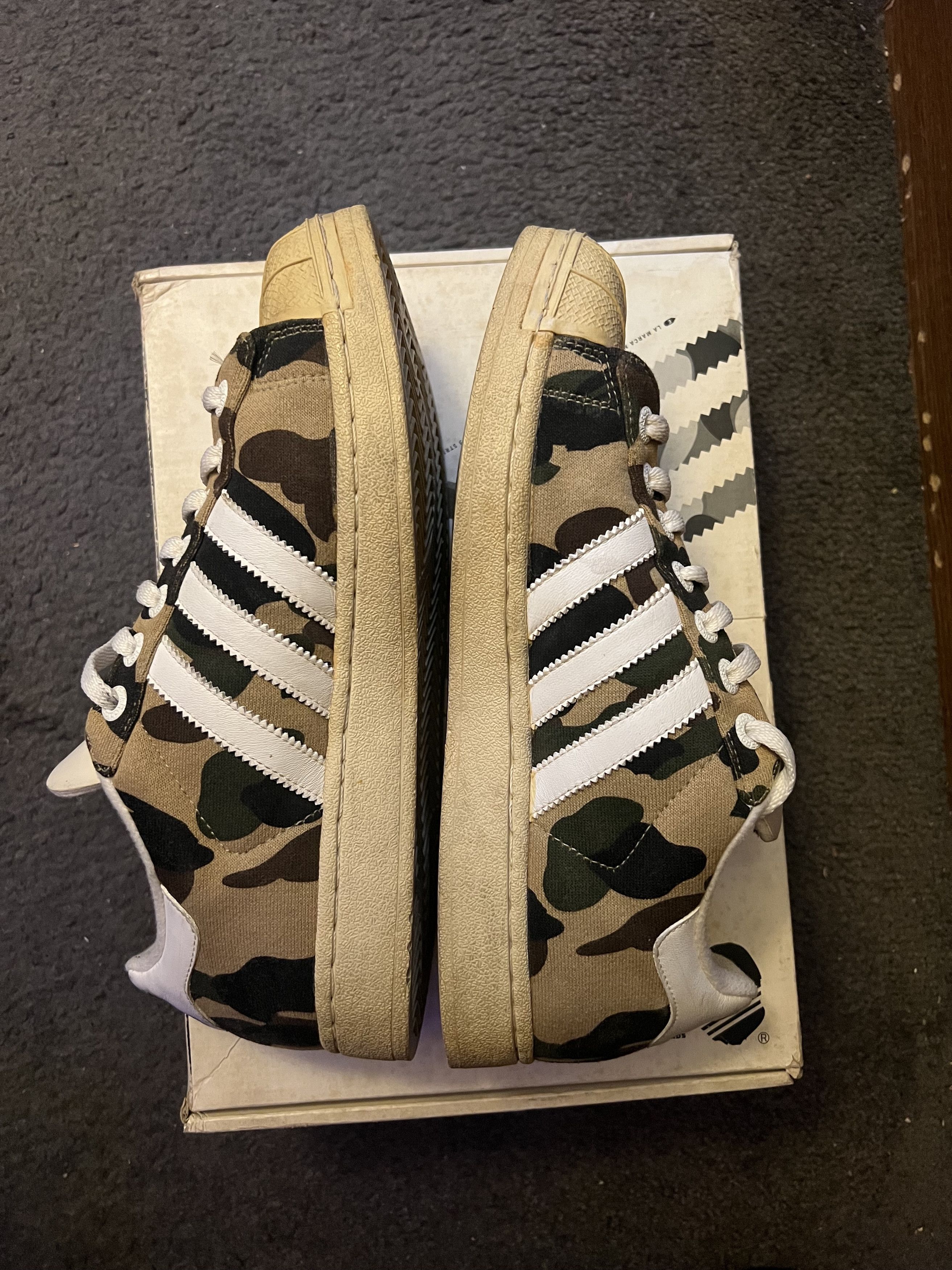 Adidas Adidas x Bape Super Ape Skate Size US 8.5 / EU 41-42 - 3 Thumbnail