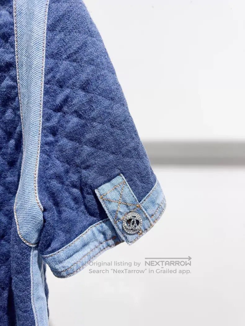 Chanel Chanel Denim dress with diamond button Size XXS / US 00 / IT 34 - 3 Thumbnail