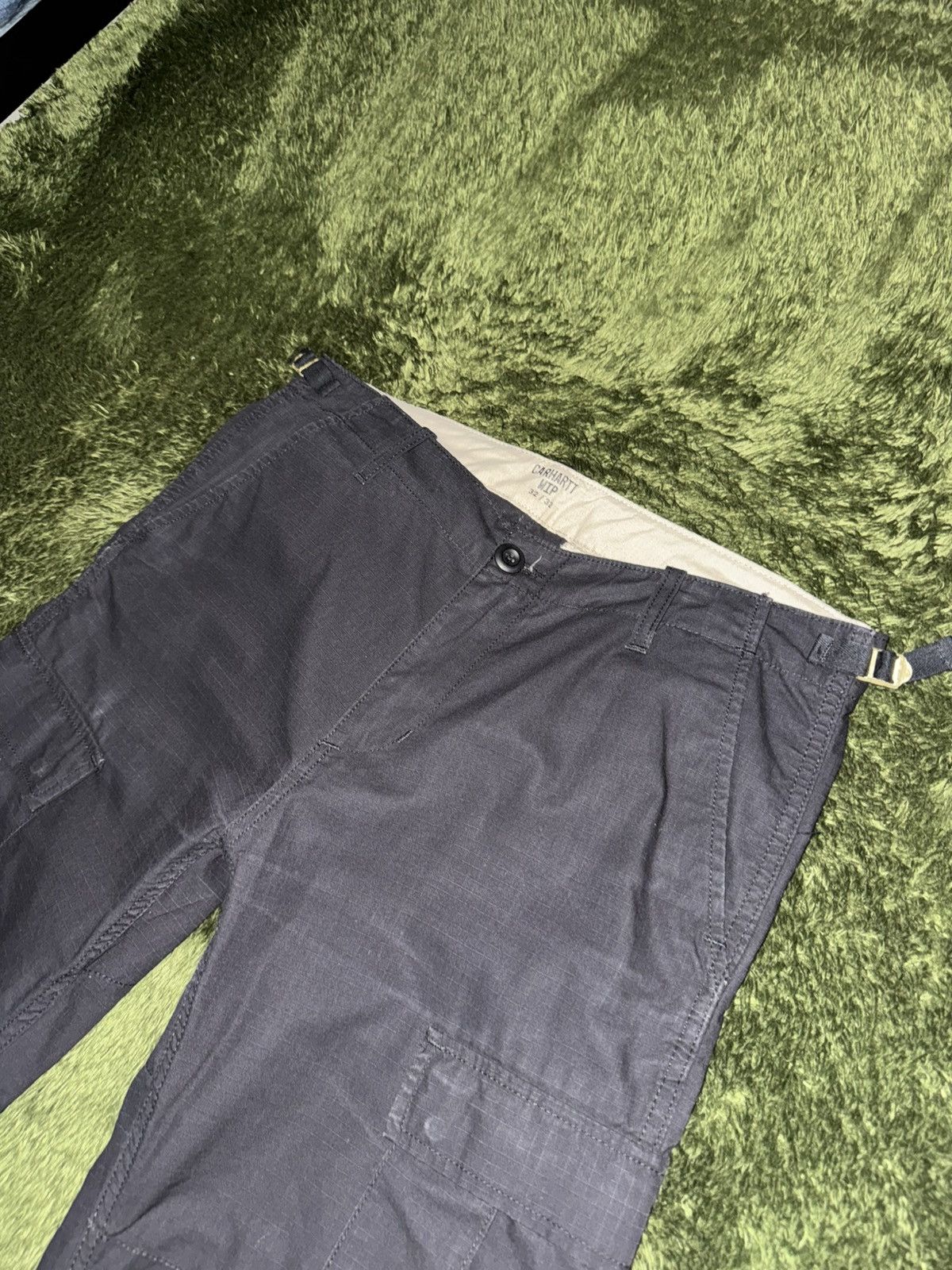 Carhartt Wip [32x32] Carhartt WIP Aviation Ripstop Cargo Pants Black Size US 32 / EU 48 - 2 Thumbnail