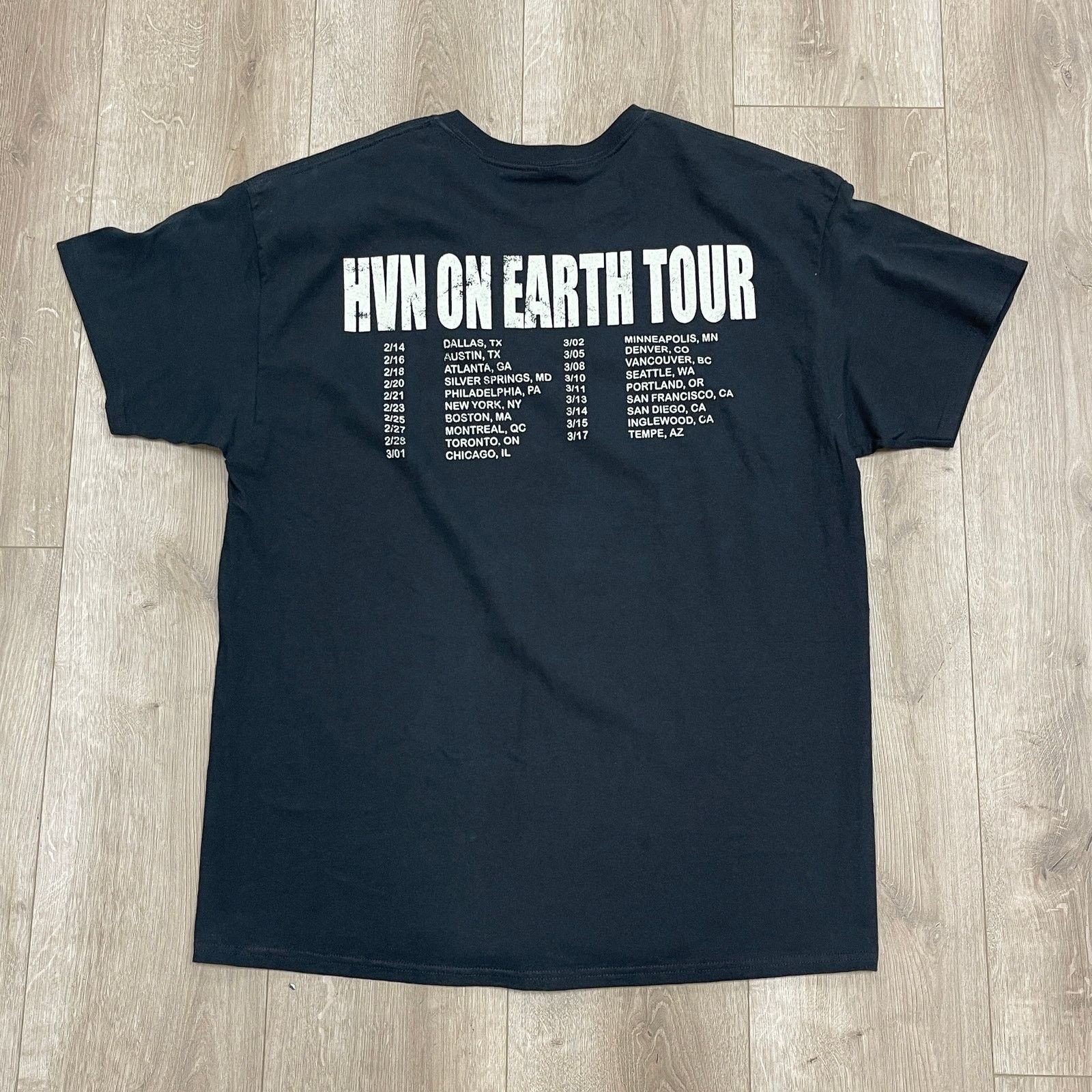 Vintage Lil Tecca HVN ON EARTH TOUR GENERAL ADMISSION 2024 Tee XL Size US XL / EU 56 / 4 - 4 Thumbnail