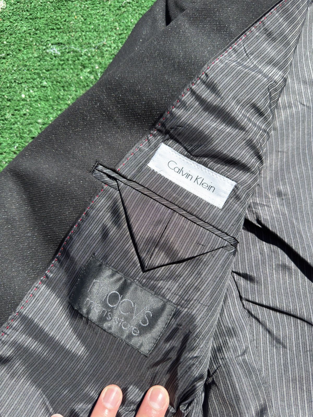 Calvin Klein Calvin Klein Black Blazer Size 38R - 10 Thumbnail