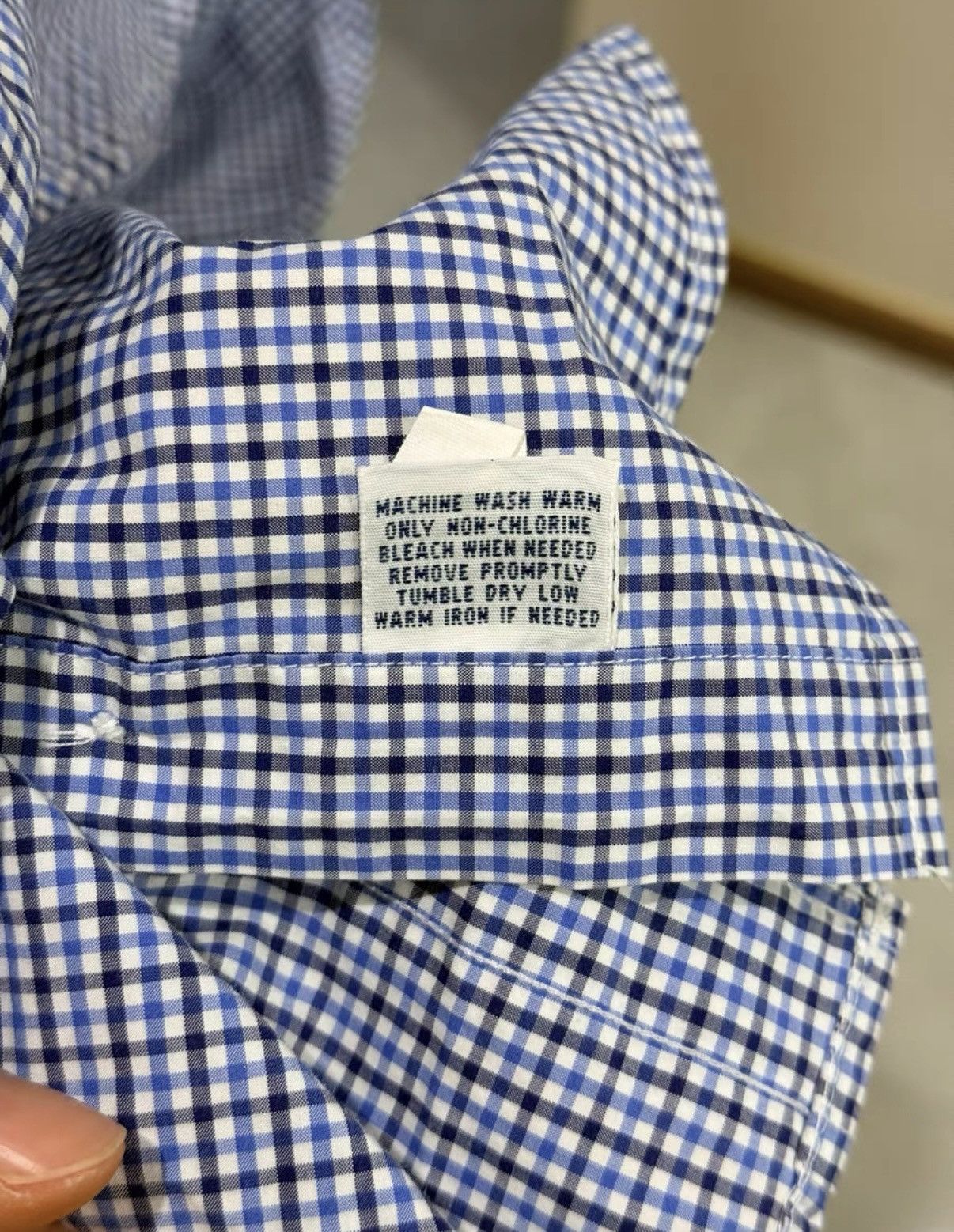 Polo Ralph Lauren Polo Ralph Lauren Blue Check Short-Sleeve Shirt Size US M / EU 48-50 / 2 - 5 Thumbnail