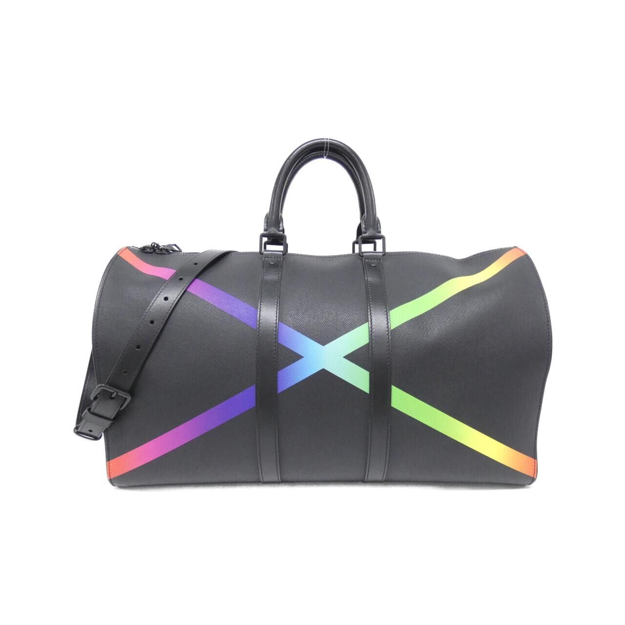 Louis Vuitton Louis Vuitton Louis Vuitton Taiga Boston Bag Leather Travel Bag M30345 DUTY FREE for USA Size ONE SIZE - 1 Thumbnail