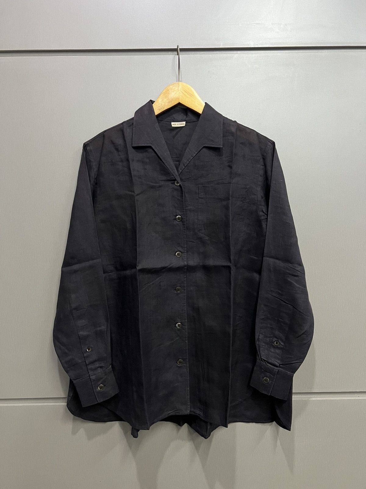 Hermes Hermes Margiela Era V-neck Linen Shirt | Grailed
