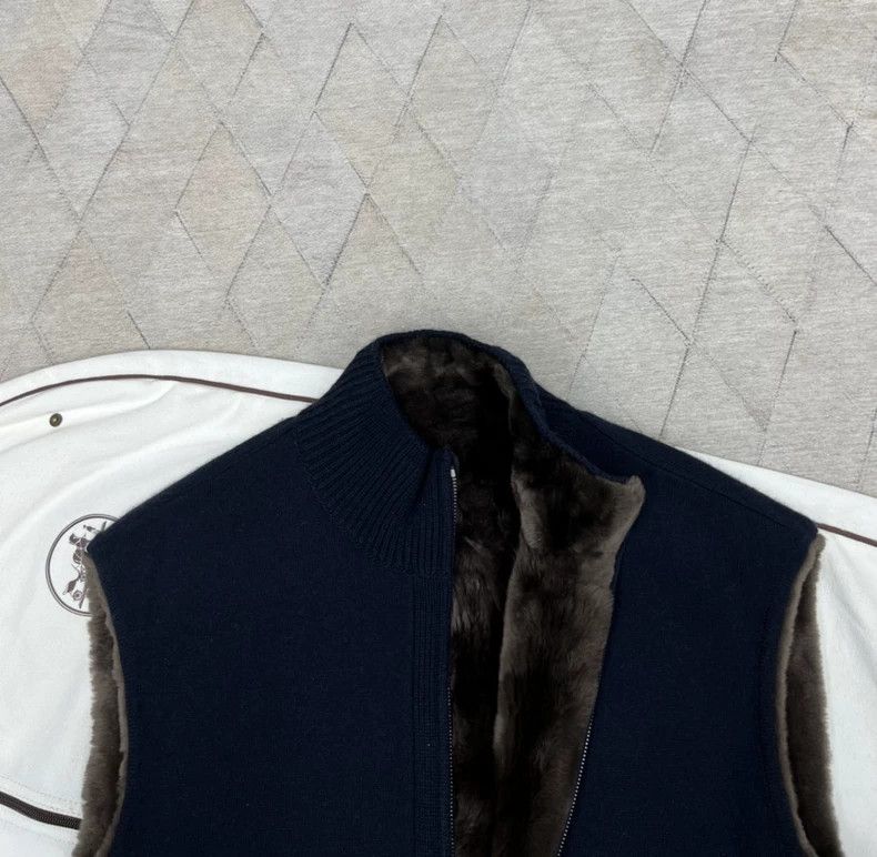 Loro Piana LORO PIANA Goat fur coat Size US M / EU 48-50 / 2 - 7 Thumbnail