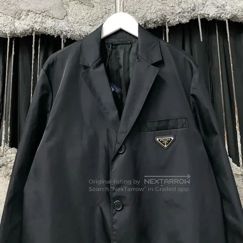 Prada Prada Black Long Sleeve Coat for Men. Size US M / EU 48-50 / 2 - 3 Thumbnail
