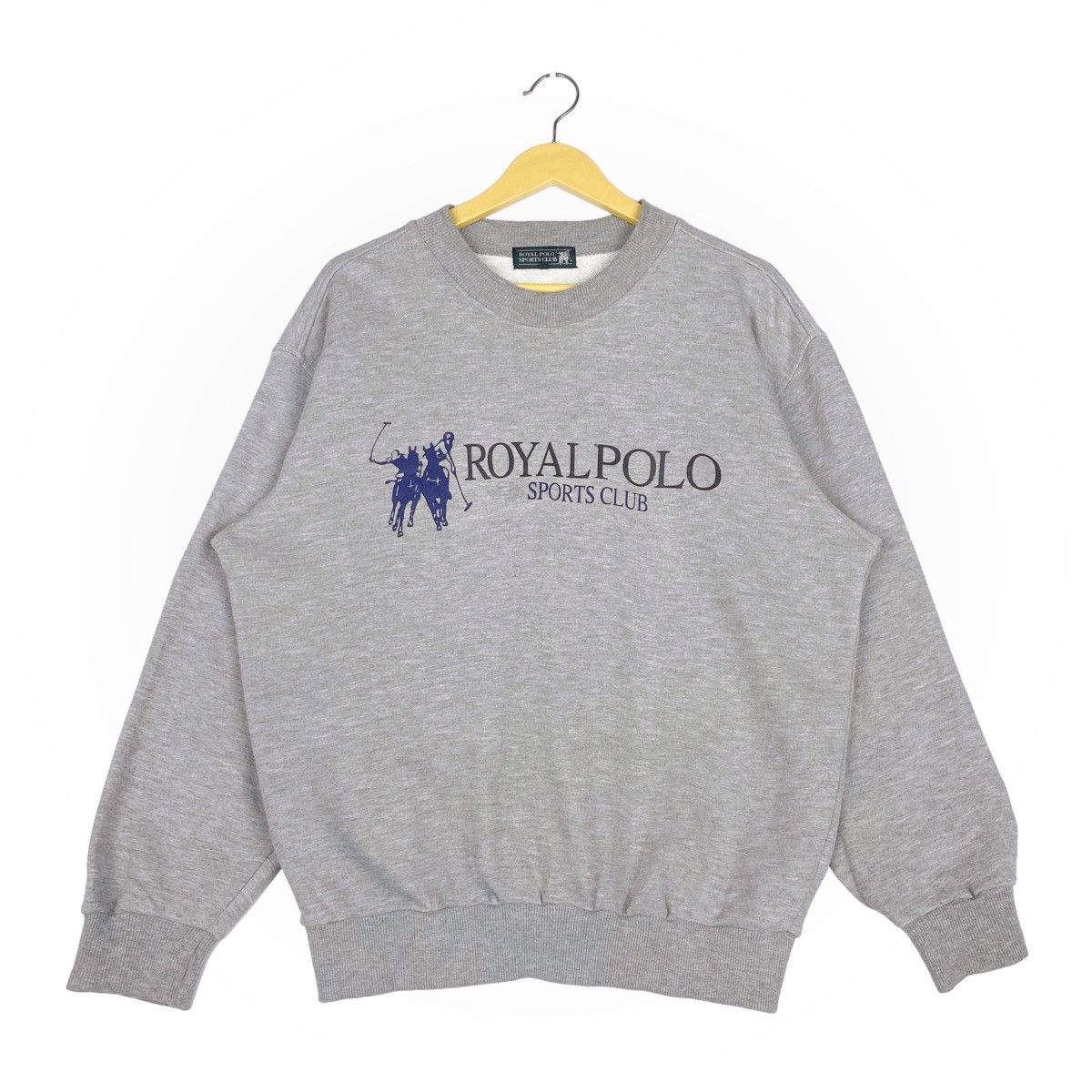 Polo Ralph Lauren Royal Polo Sport Club Sweatshirt Crewneck Pullover Jumper Size US M / EU 48-50 / 2 - 1 Thumbnail
