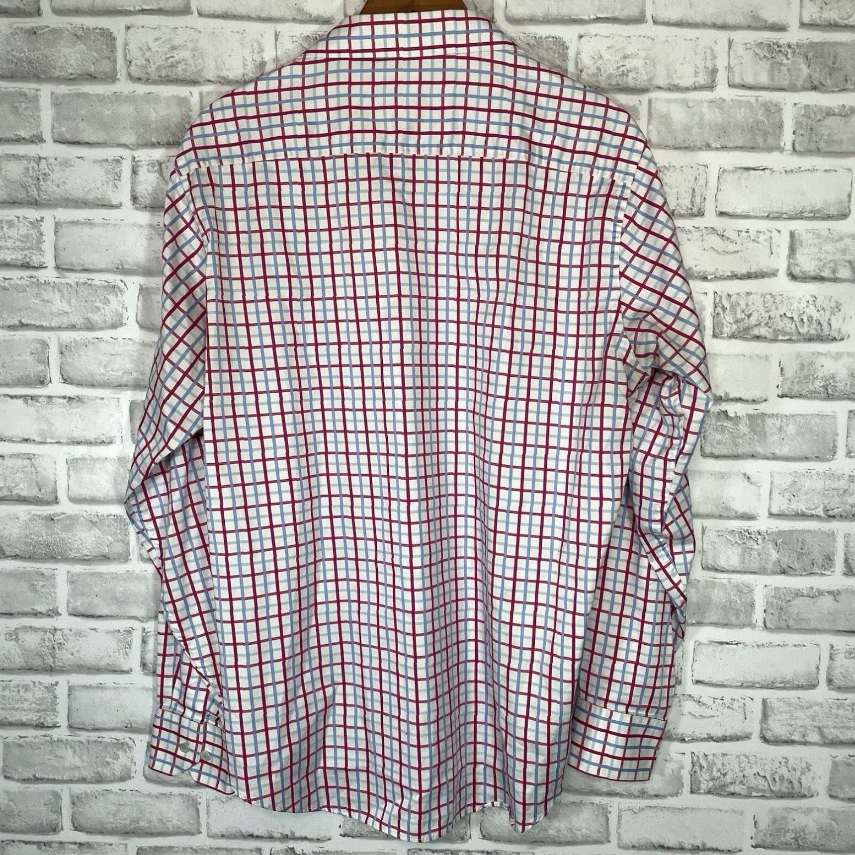 BUGATCHI Bugatchi Plaid Button-Down Shirt Mens L Multicolor Long Sleeve Size US L / EU 52-54 / 3 - 5 Thumbnail