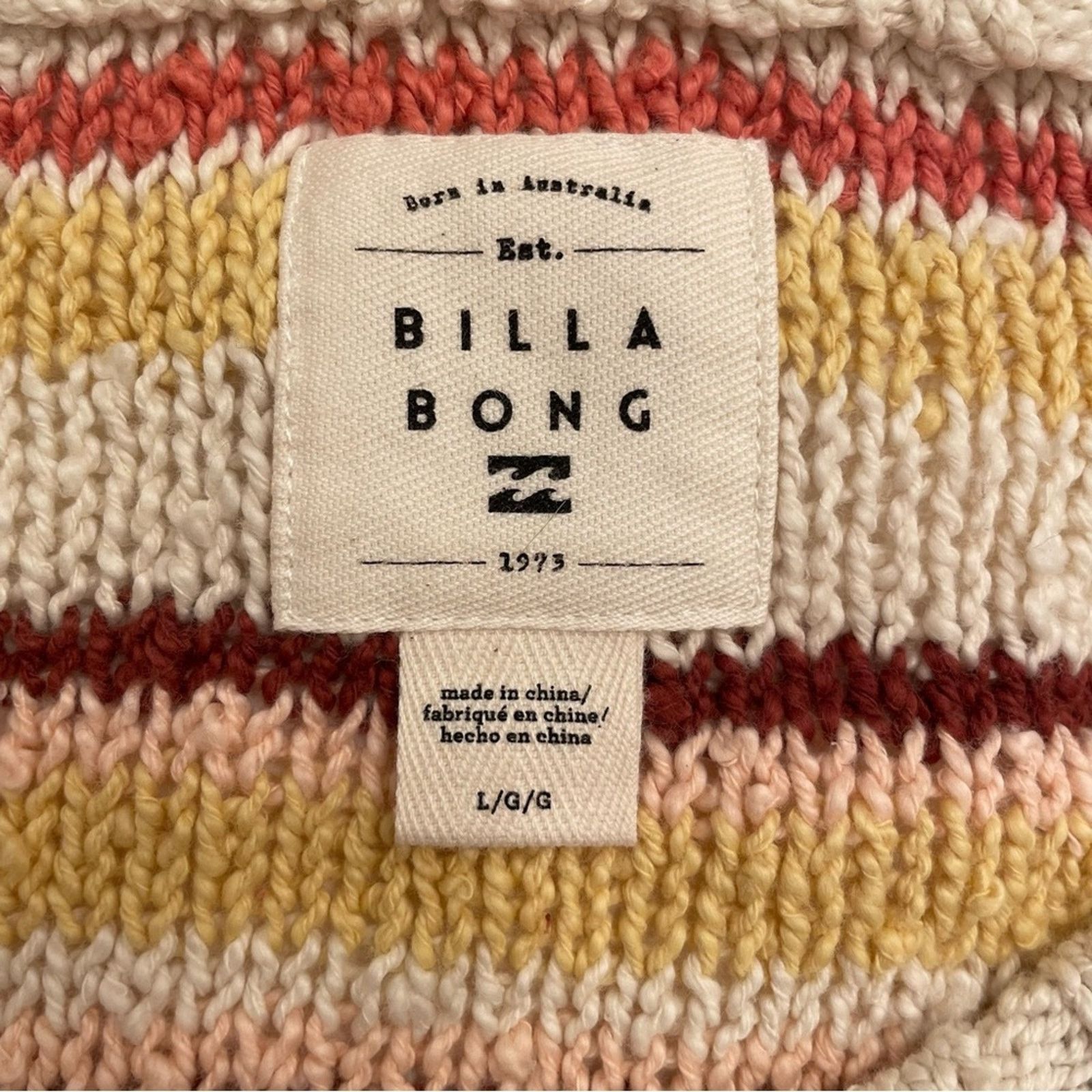 Billabong Billabong Easy Going Crop Sweater L Size L / US 10 / IT 46 - 11 Thumbnail