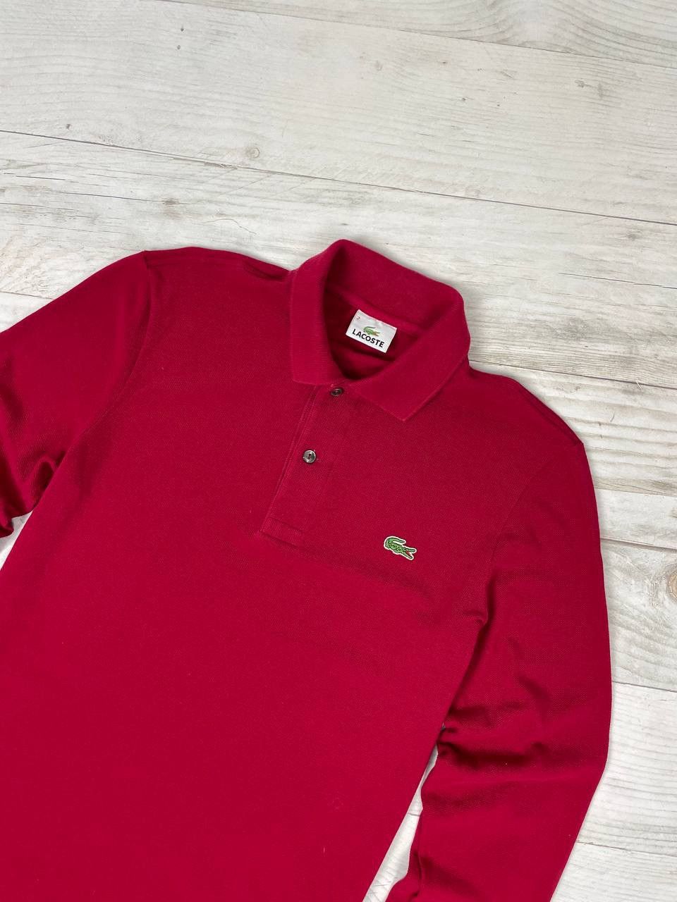 Lacoste Vintage Lacoste Polo Shirt Long Sleeve Size US M / EU 48-50 / 2 - 2 Thumbnail