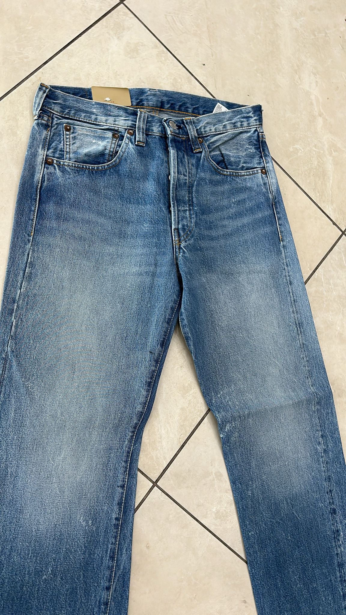 Levi's Vintage Clothing LVC Levi's Vintage Clothing 1947 501XX BigE Selvedge Jeans Size US 30 / EU 46 - 4 Thumbnail