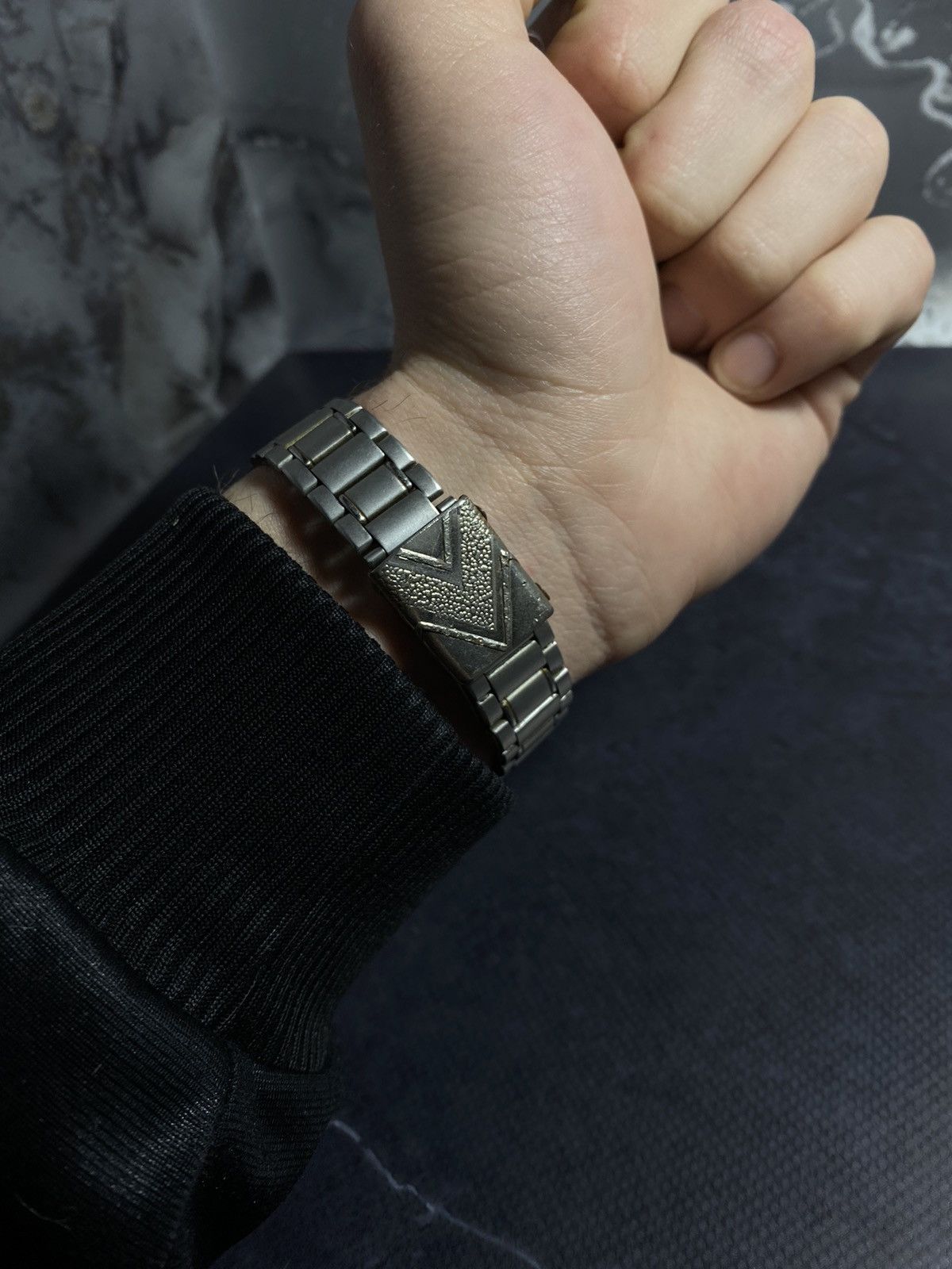 Japanese Brand Philip Persio Quartz Watch Day-Date Stainless Steel Vintage Size ONE SIZE - 4 Thumbnail