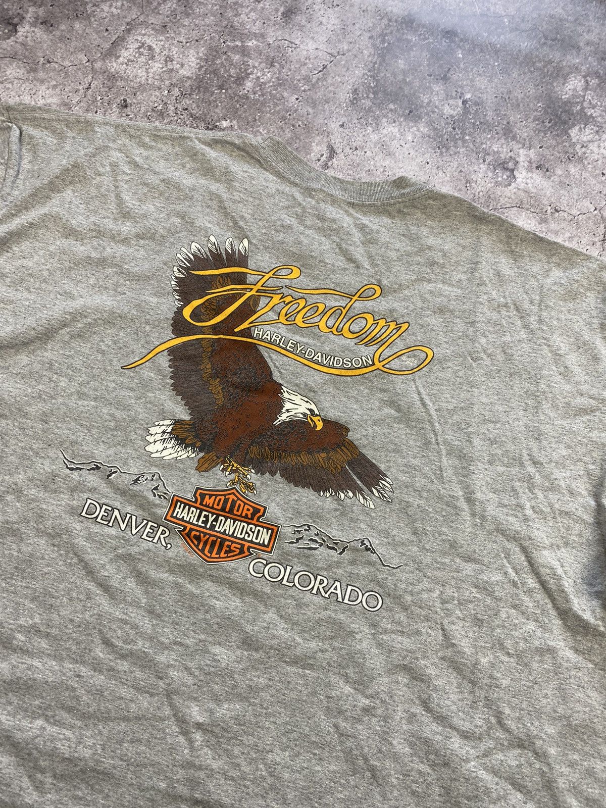 Harley Davidson × Vintage BUNDLE OF 5XL HARLEY DAVIDSON VINTAGE EAGLE BAGGY T SHIRT Size US XXL / EU 58 / 5 - 18 Thumbnail