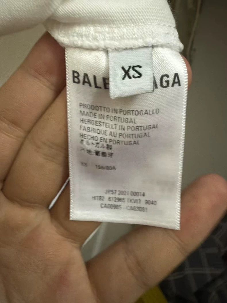 Balenciaga Balenciaga White mosaic short sleeve Size US XS / EU 42 / 0 - 4 Thumbnail