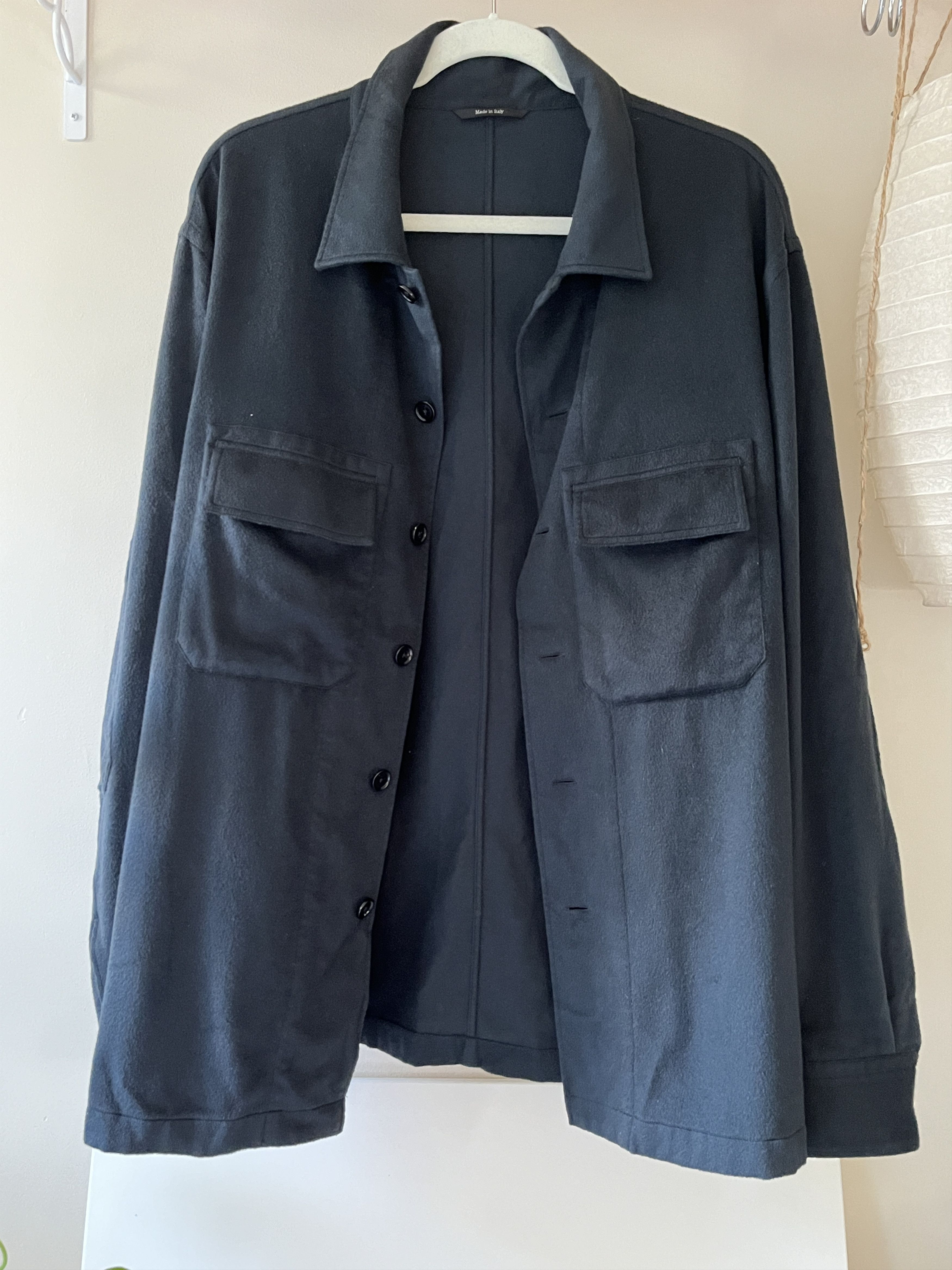 Ermenegildo Zegna 100% Cashmere Overshirt Size US XXL / EU 58 / 5 - 2 Thumbnail