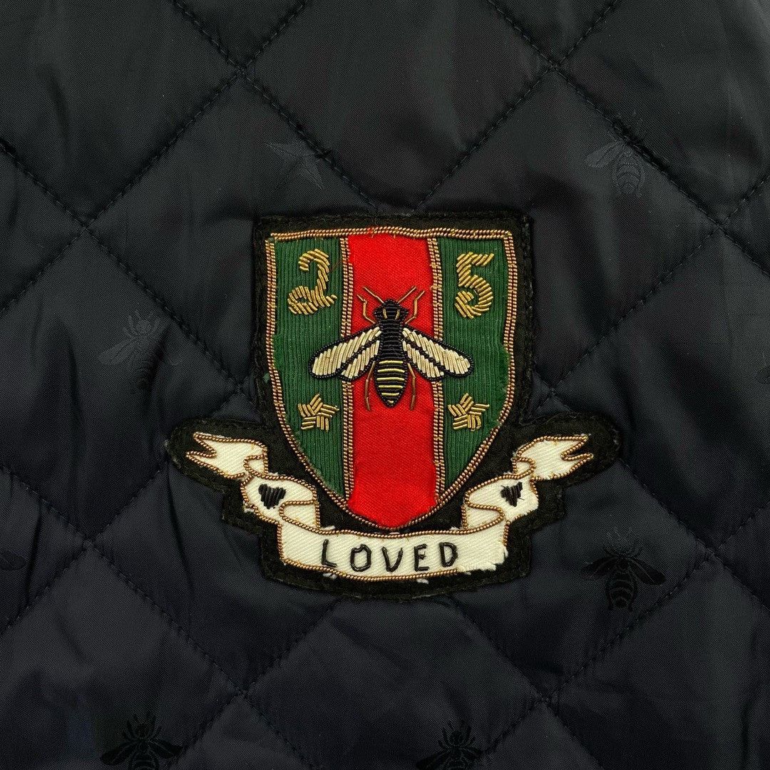 Gucci Gucci Bee Shield Diamond Plaid Lapel Jacket Nextarrow-2412 Size US M / EU 48-50 / 2 - 3 Thumbnail