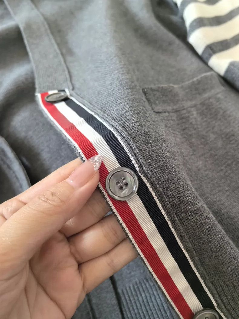 Thom Browne Thom Browne Gray four-in-the-crotch sweater Size US S / EU 44-46 / 1 - 4 Thumbnail
