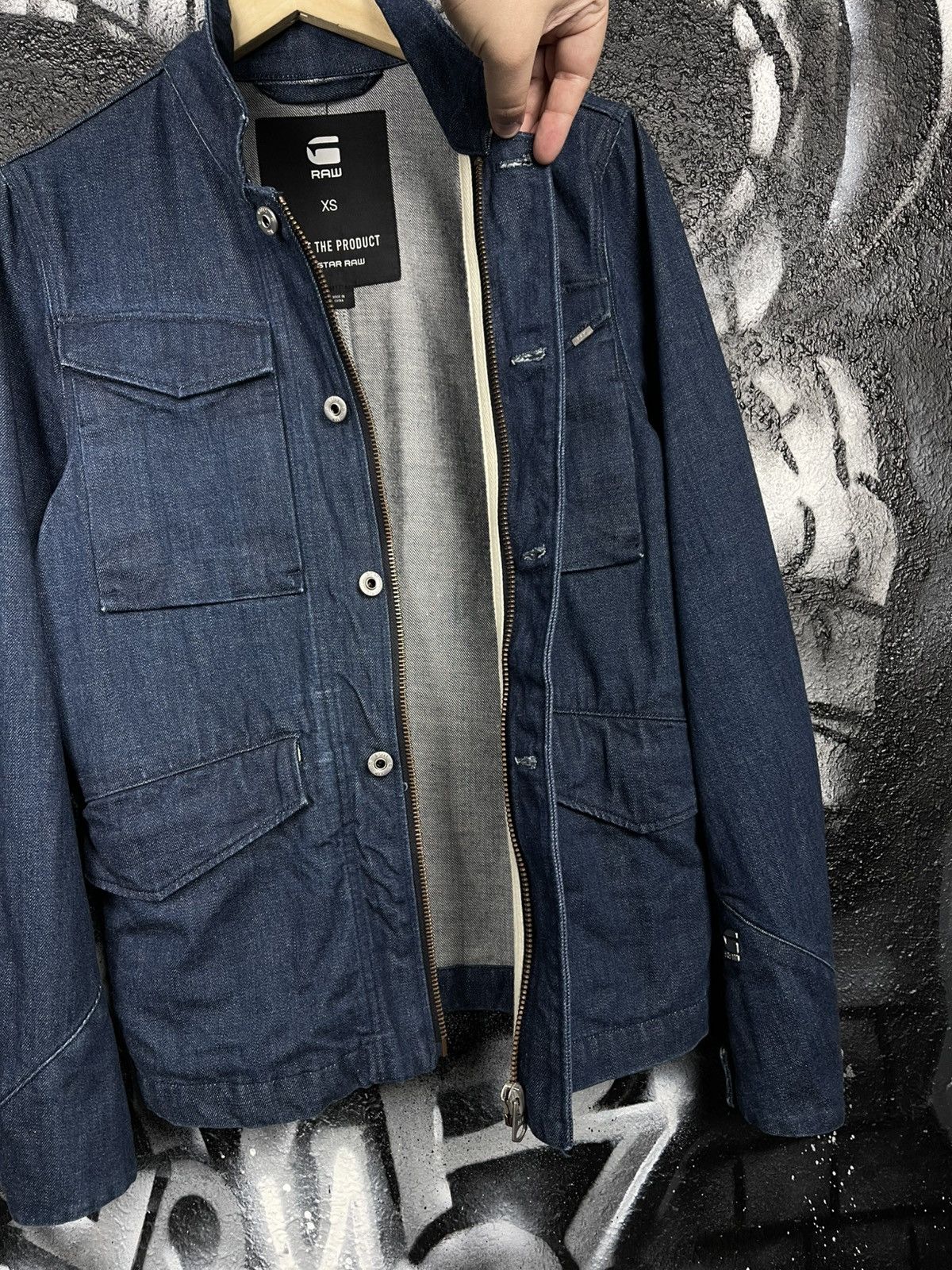 G-Star G Star RAW Denim Vodan Worker Blazer Men’s Size XS Size US XS / EU 42 / 0 - 7 Thumbnail