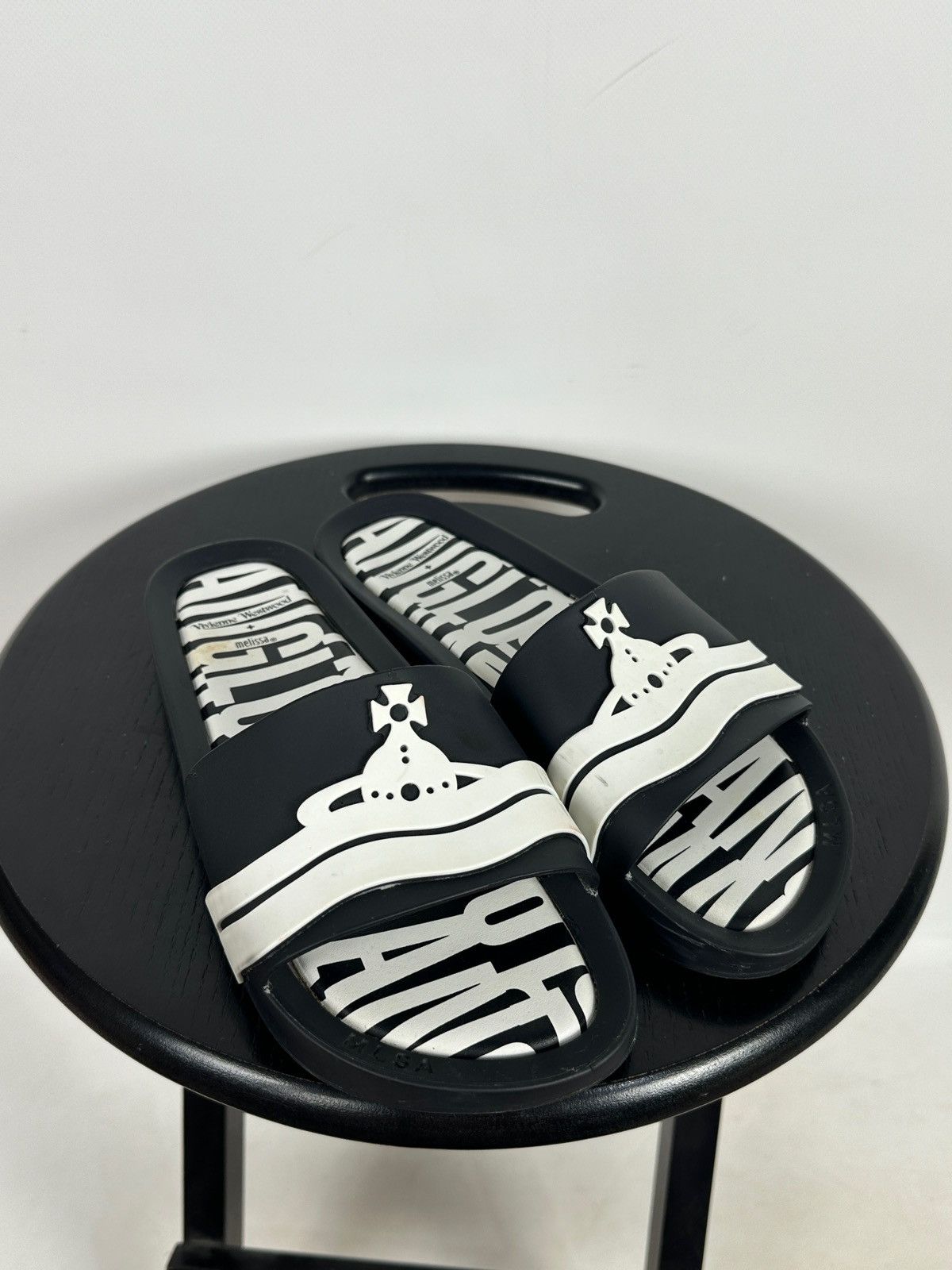 Melissa × Vivienne Westwood Vivienne Westwood x Melissa Anglomania Beach Slides Sandals Size US 8 / IT 38 - 1 Thumbnail