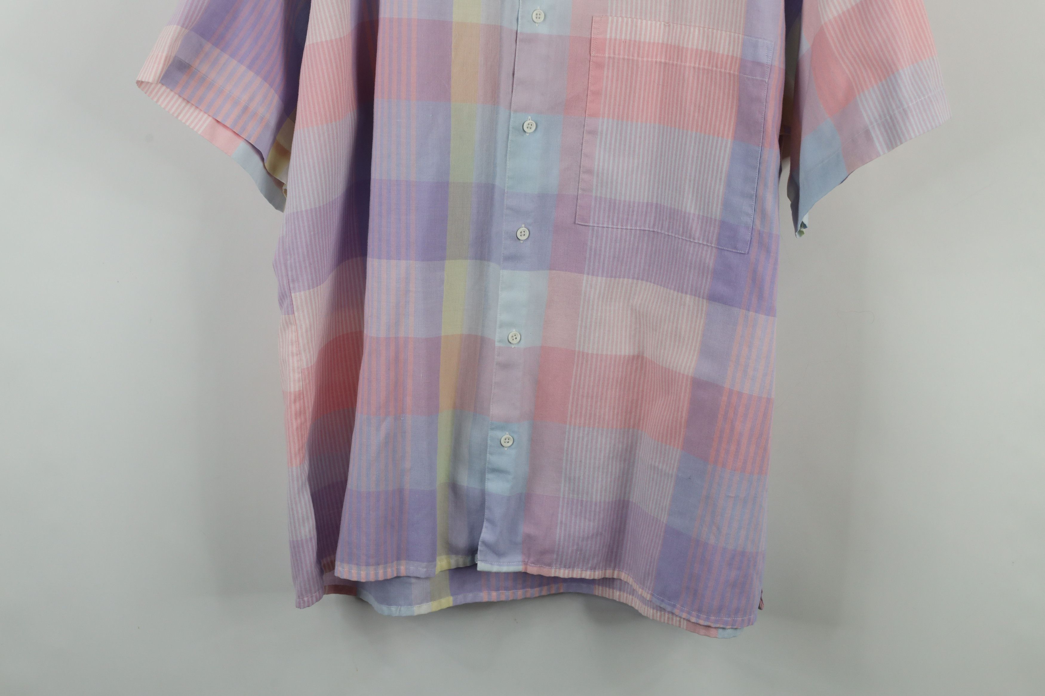 Vintage Vintage 90s Streetwear Pastel Short Sleeve Button Shirt Size US XL / EU 56 / 4 - 3 Thumbnail