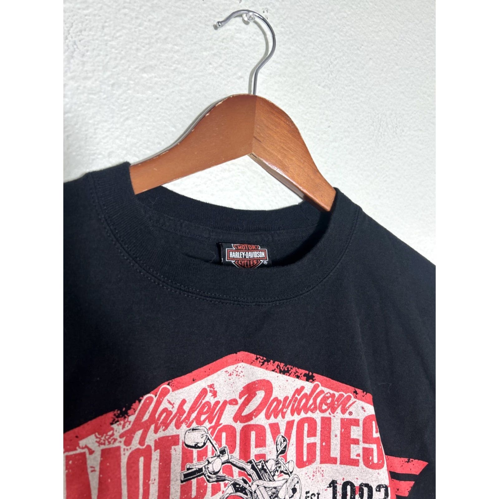 Harley Davidson Harley Davidson Womens Medium Short Sleeve Black T Shirt Reno, NV Size M / US 6-8 / IT 42-44 - 3 Thumbnail