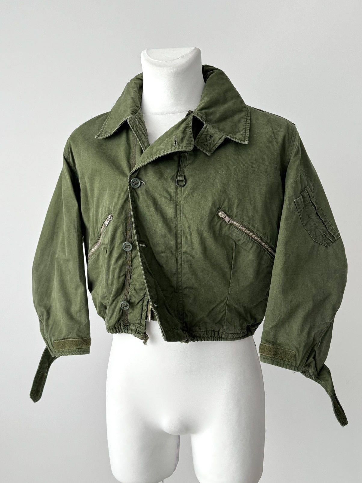 Vintage Early 1980s British Army RAF MK3 Cold Weather Flying Jacket Size US M / EU 48-50 / 2 - 4 Thumbnail