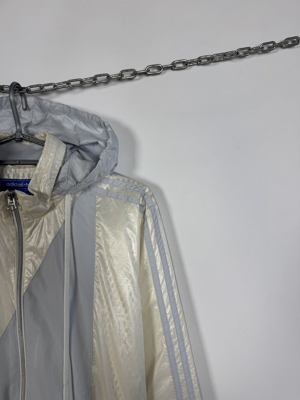 Adidas Adidas Original Nylon Jacket Lightweight Windbreaker Size 50 Size US M / EU 48-50 / 2 - 2 Thumbnail