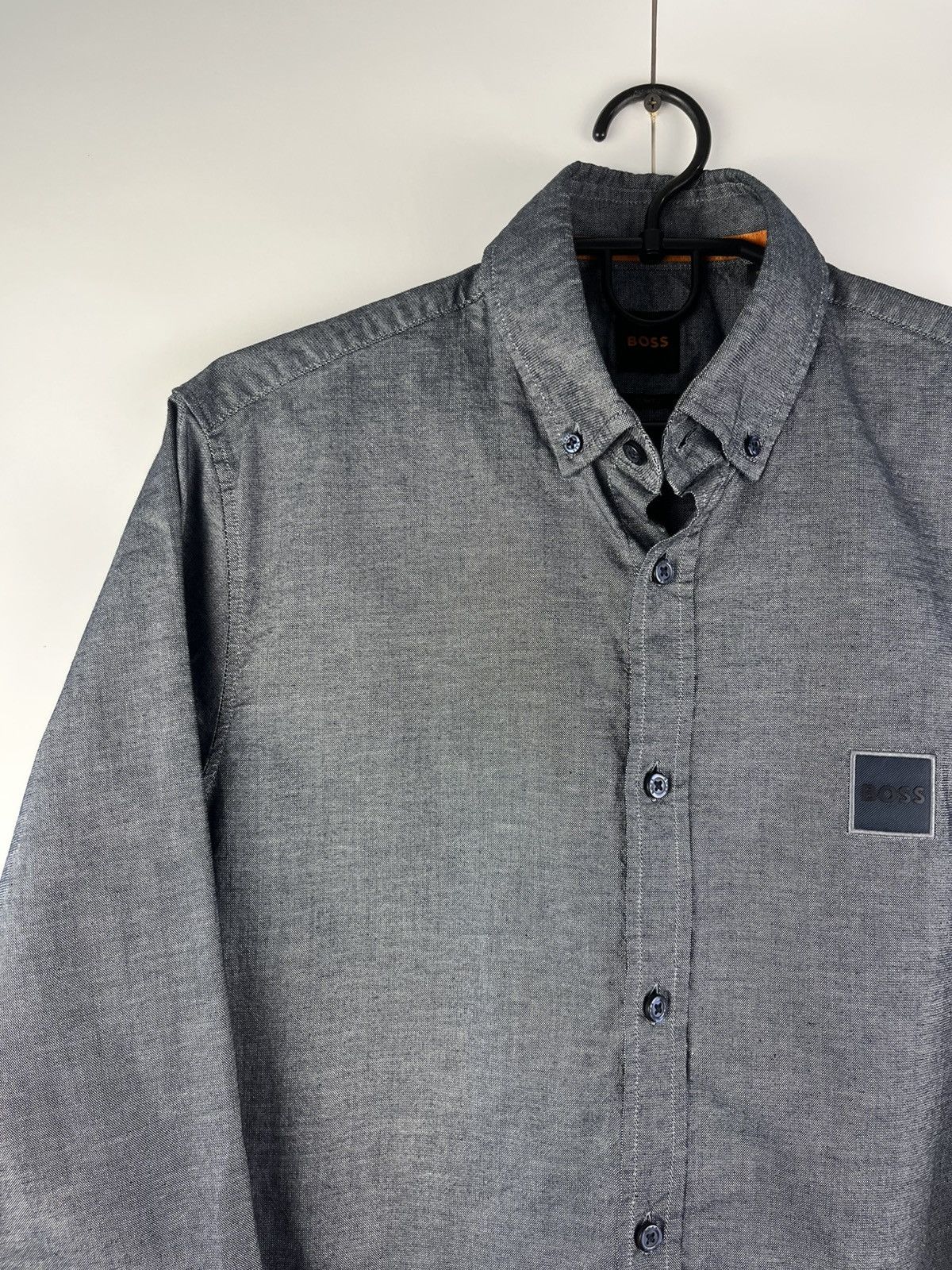 Hugo Boss Boss Hugo Boss Cotton Long Sleeve Shirt Button Up Size US S / EU 44-46 / 1 - 2 Thumbnail
