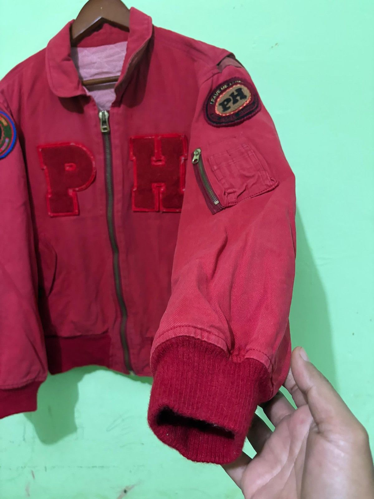 Pink House Vintage Pink House MA-1 Bomber Jacket Design Group Pinkhouse Size US M / EU 48-50 / 2 - 3 Thumbnail