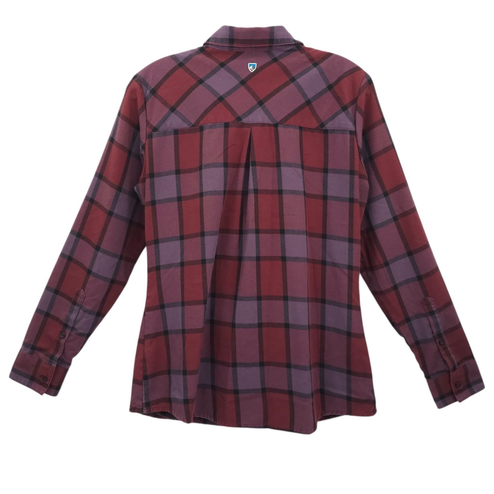 Kuhl Kuhl Plaid Pullover Button Shirt Women S Burgundy Purple Size S / US 4 / IT 40 - 2 Thumbnail
