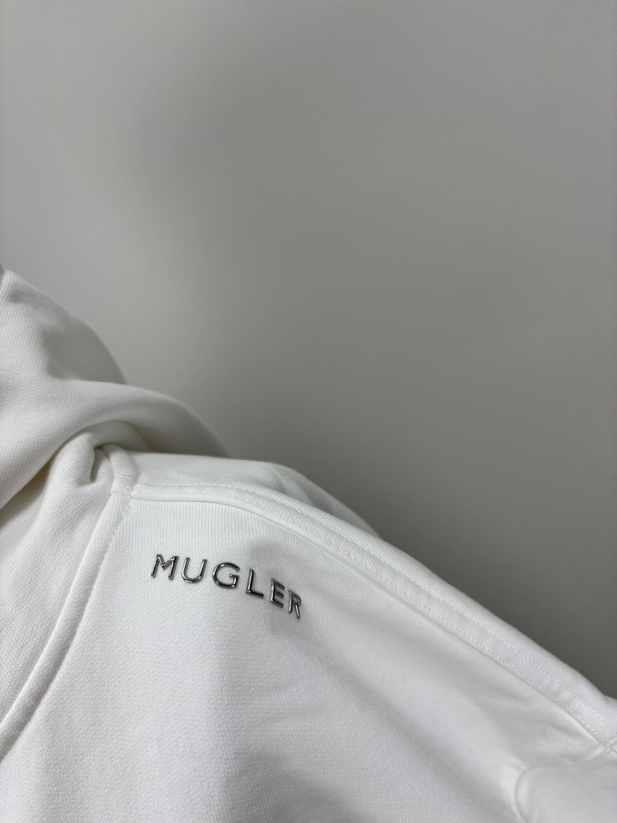 H&M × Mugler Womens hoodie Mugler H&M Size L Color White Size L / US 10 / IT 46 - 5 Thumbnail