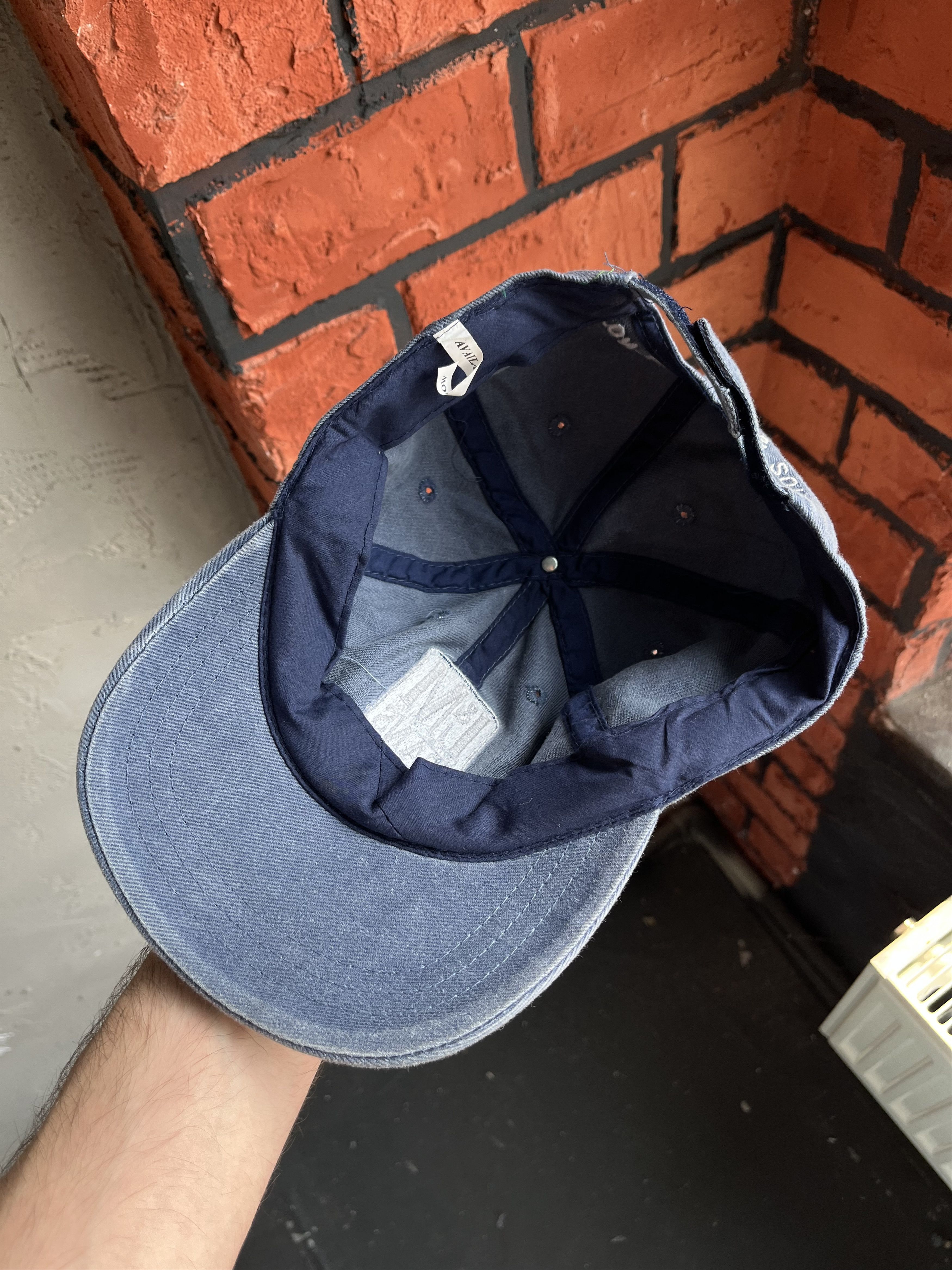 Marlboro × Vintage Vintage 90s Y2K L&M Cigarette Leisure Cotton Jeans Hat Cap Size ONE SIZE - 5 Thumbnail