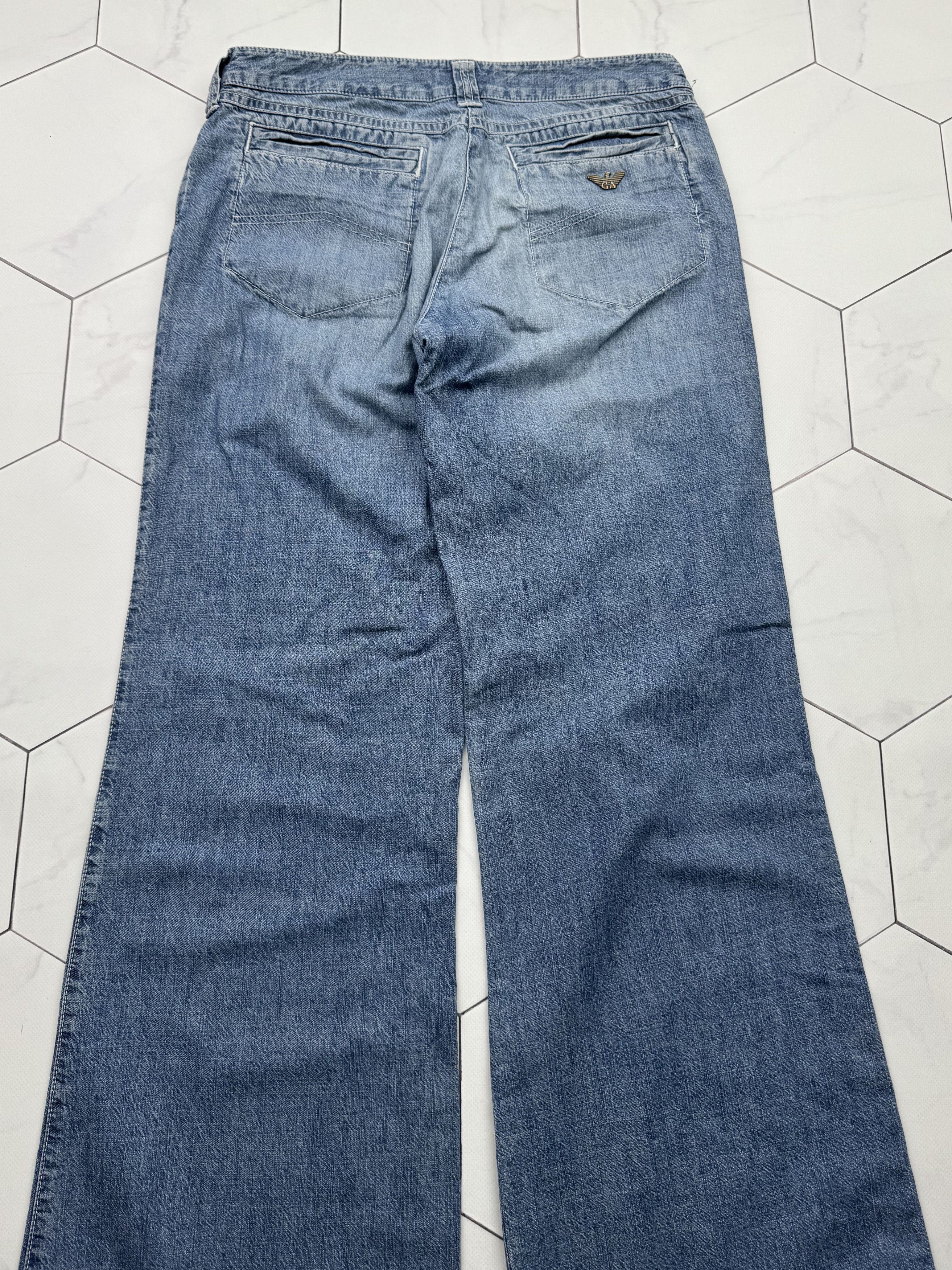 Armani Armani Jeans Vintage Flare Jeans (B253) Size 30" / US 8 / IT 44 - 10 Thumbnail