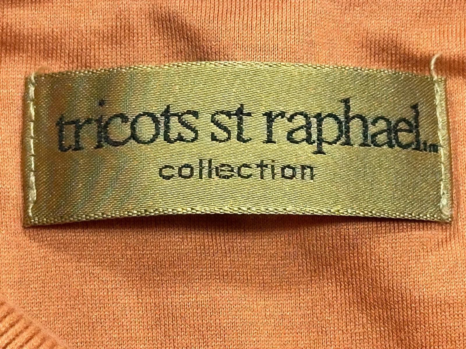 Tricots St. Raphael Tricots St Raphael 1/4 Button Cotton Polo Shirt Orange Men S Size US L / EU 52-54 / 3 - 7 Thumbnail