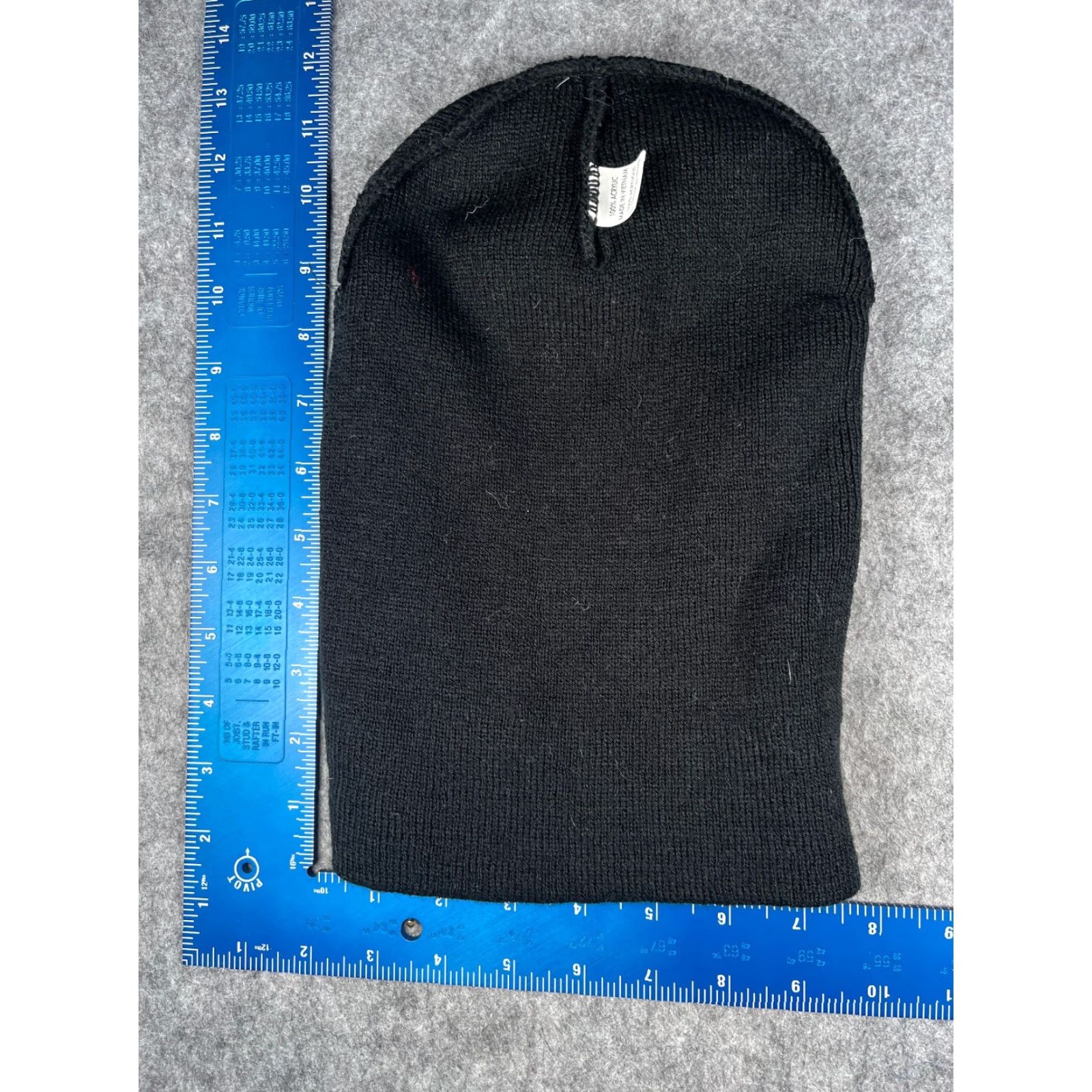 Vintage Unbranded Beanie Toque Adult One Size Black Knit Acrylic Ski Christmas Flagstaff AZ Size ONE SIZE - 6 Thumbnail