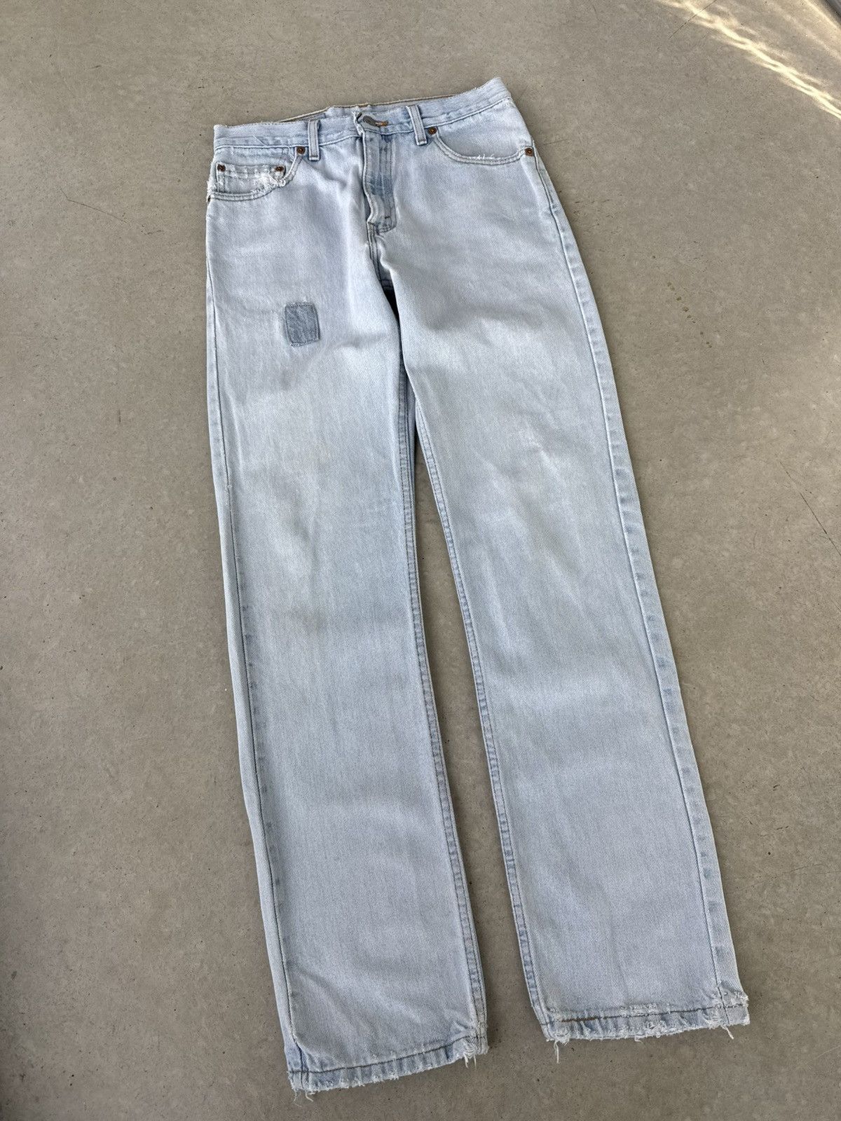 Levi's × Vintage Vintage 1980s Levi’s 505 Patchwork Denim Jeans Size US 30 / EU 46 - 3 Thumbnail