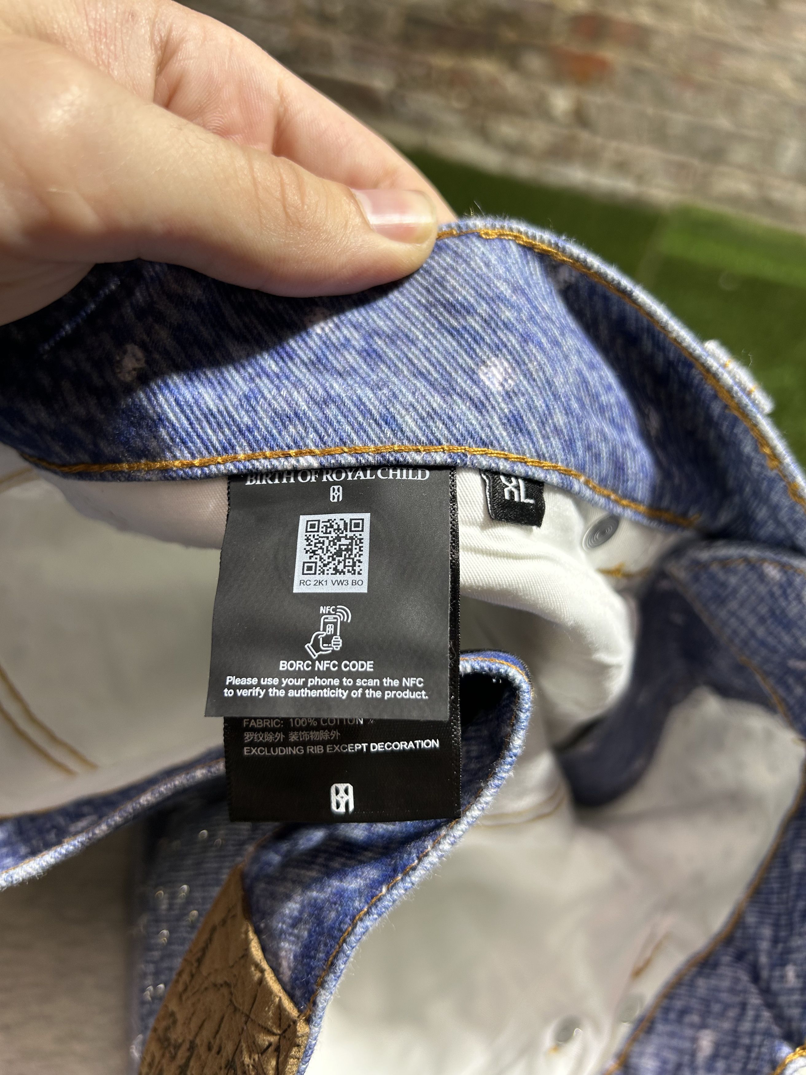 Birth of Royal Child Birth of a Royal Child Diamond Boro-Jeans Size US 36 / EU 52 - 4 Thumbnail