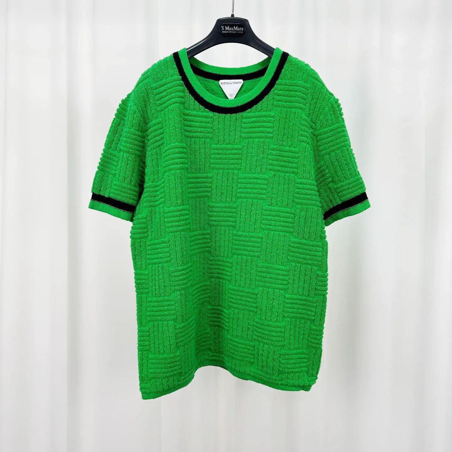 Bottega Veneta Bottega Veneta Green Terry Knit Short-Sleeve Size US L / EU 52-54 / 3 - 1 Thumbnail