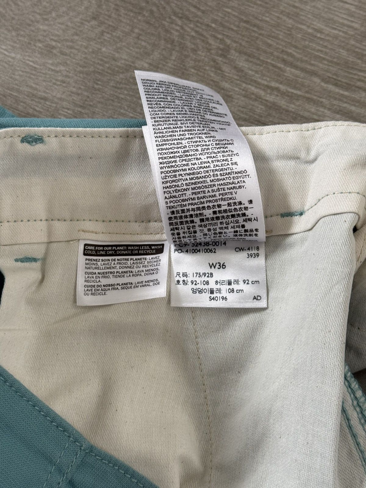 Levi's Men's Levi's 502 Regular Taper Fit Light Blue Shorts Size 36 Size US 36 / EU 52 - 6 Thumbnail