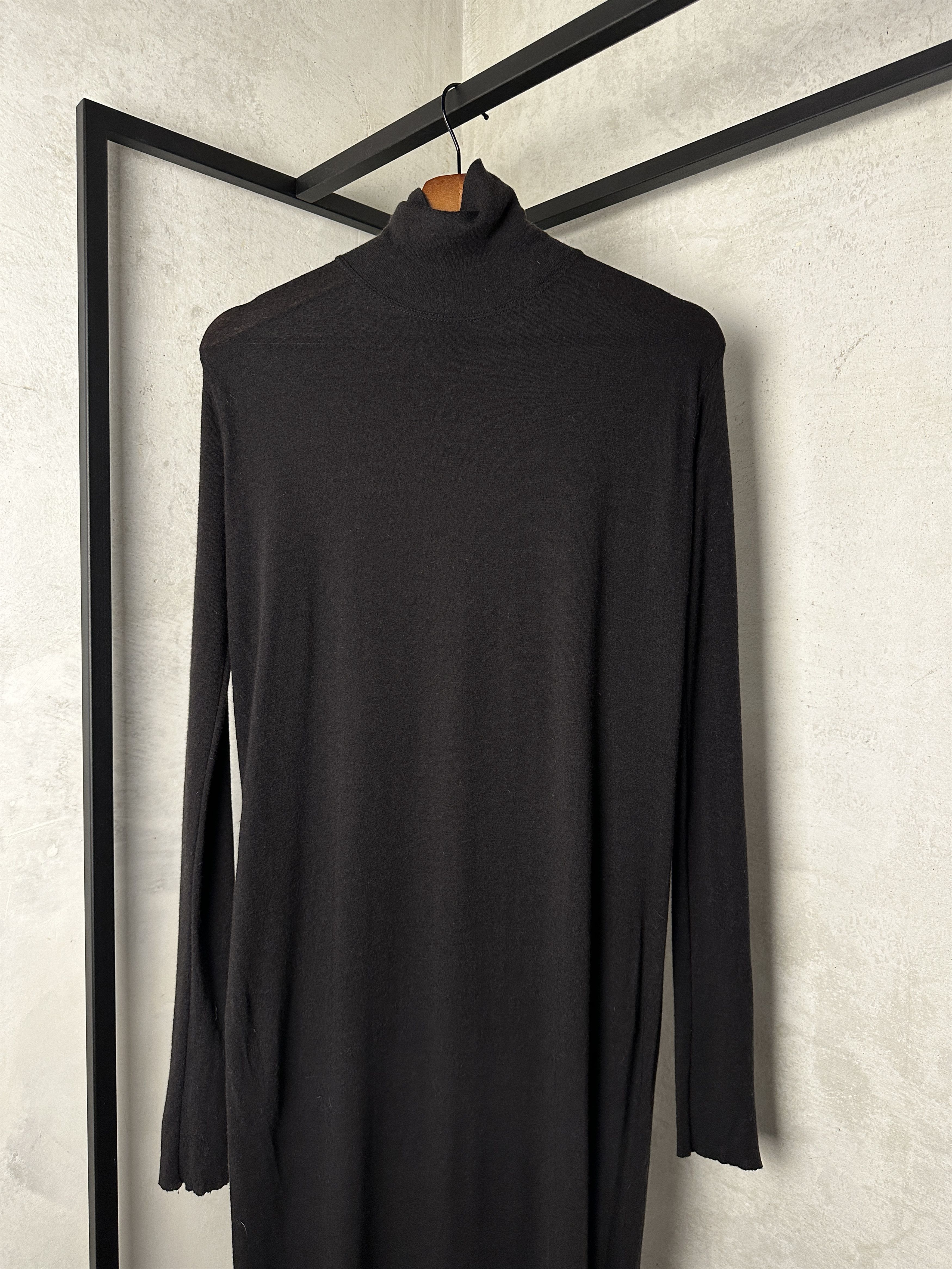 Rick Owens Rick Owens Lilies Angora Wool Blend Turtleneck Midi Dress Size S / US 4 / IT 40 - 2 Thumbnail
