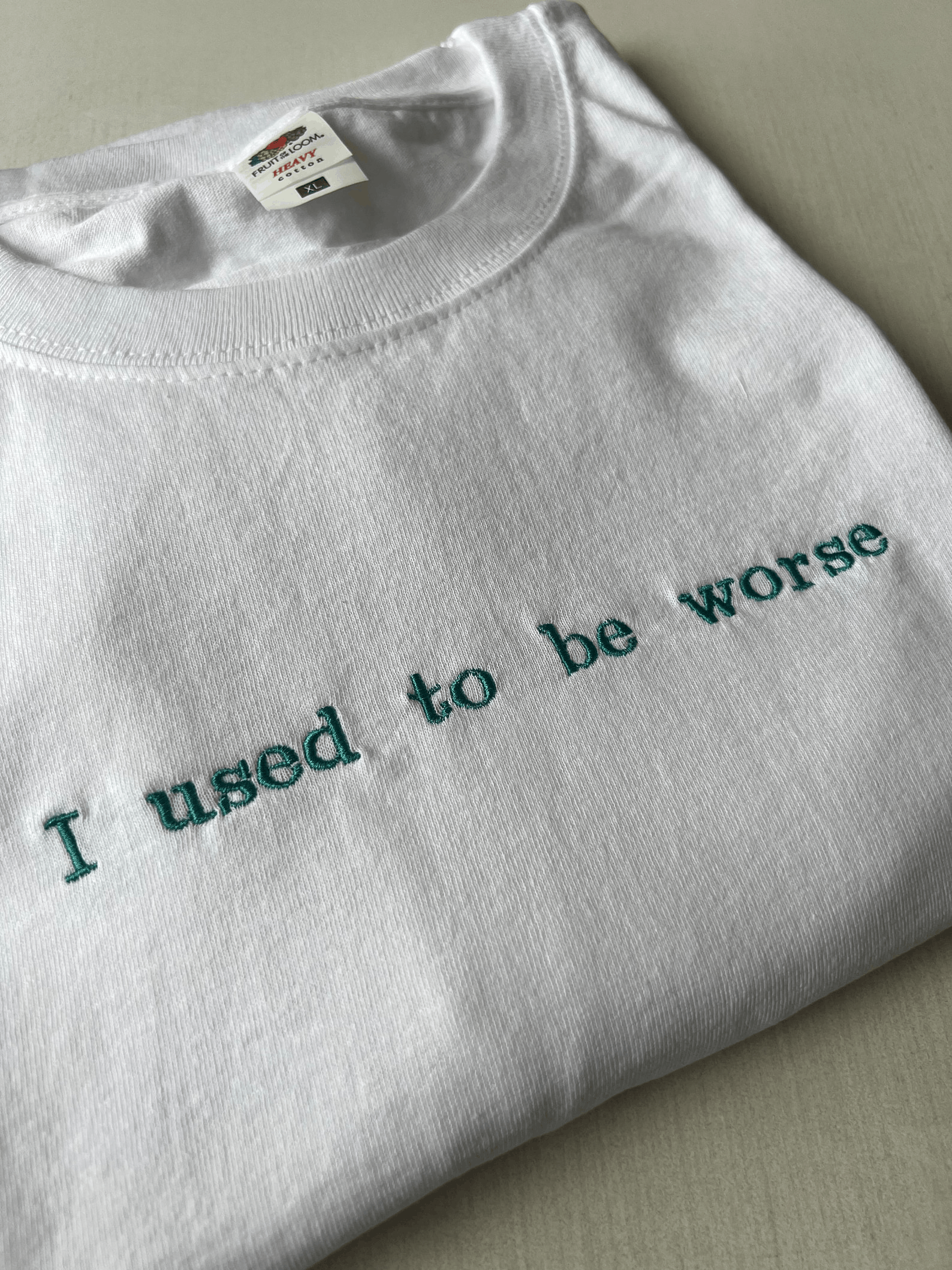 Other Custom Slogan Embroidered T-Shirt Size US M / EU 48-50 / 2 - 2 Thumbnail