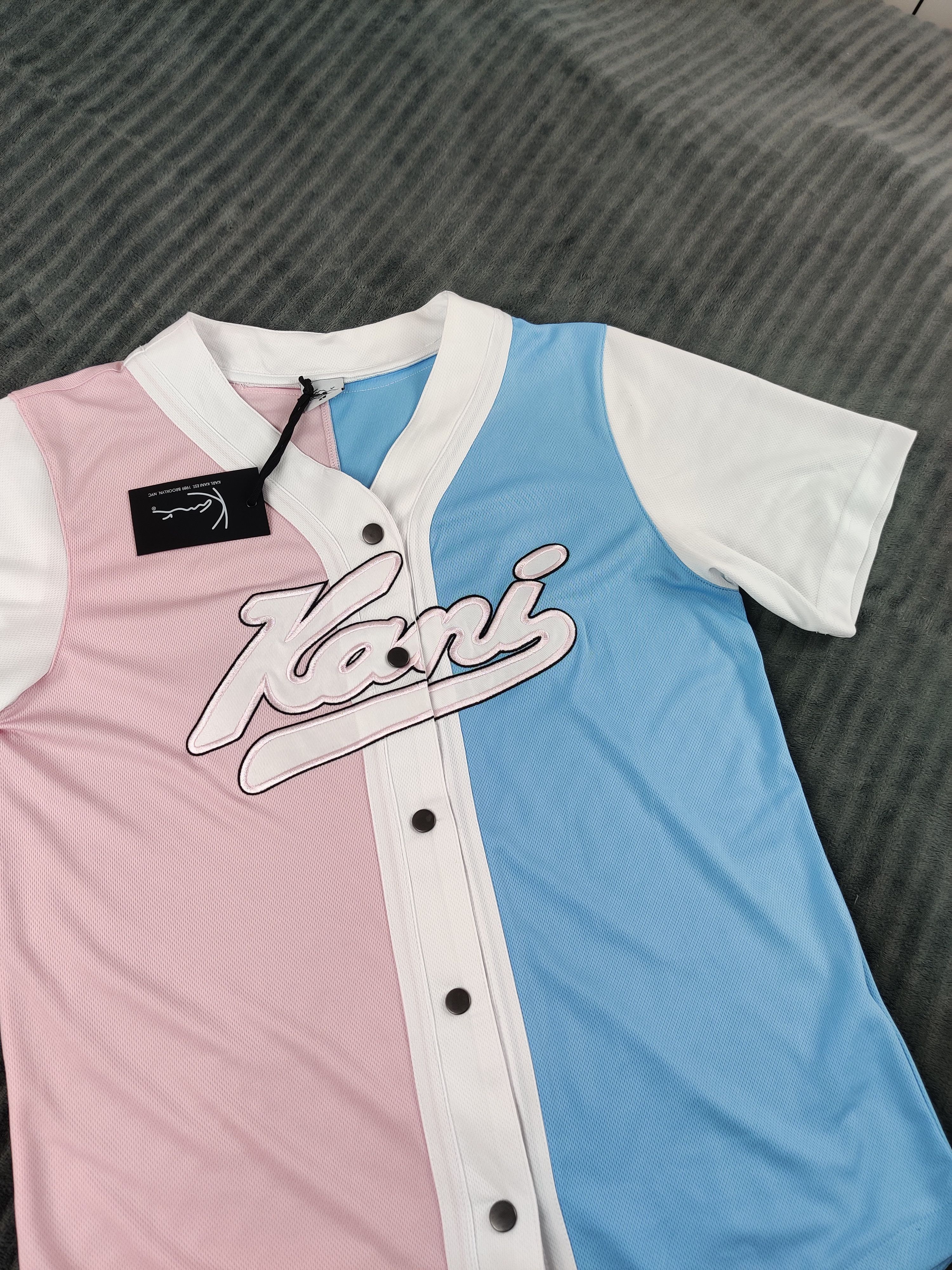Karl Kani Karl Kani Varsity Block Baseball Rose / Light Blue / White Size US L / EU 52-54 / 3 - 2 Thumbnail