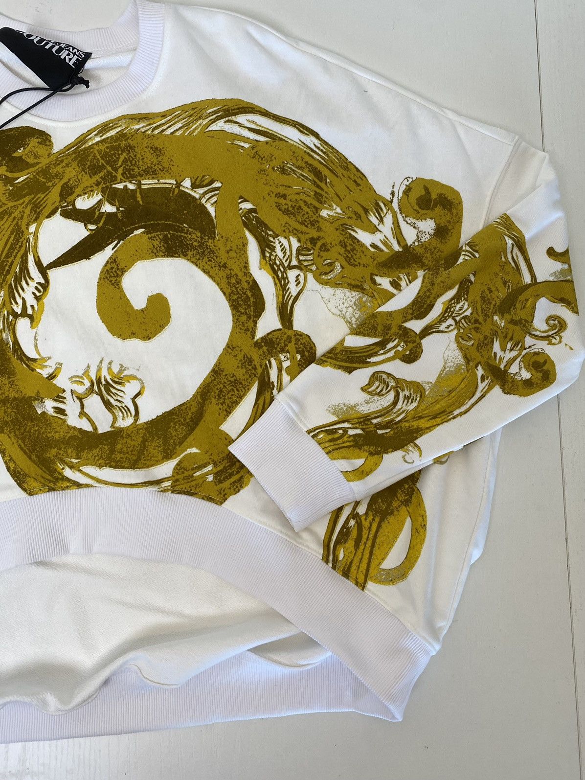 Versace Jeans Couture Watercolor Baroque Versace Jeans Culture sweatshirt, M, Size M / US 6-8 / IT 42-44 - 4 Thumbnail